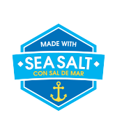 Made with sea salt