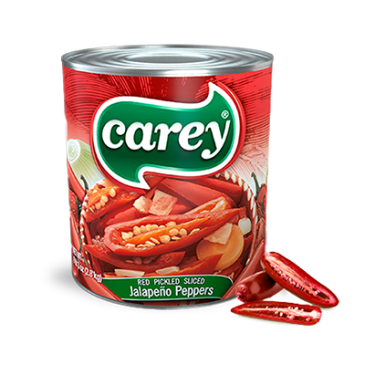 Red Pickled Sliced Jalapeño Peppers