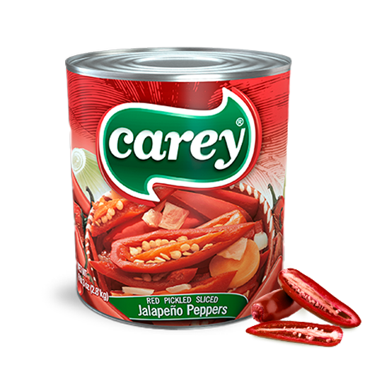 Red Pickled Sliced Jalapeño Peppers