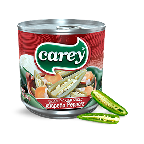 Green Pickled Sliced Jalapeño Peppers