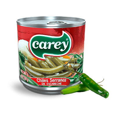 Chiles Serranos en Escabeche